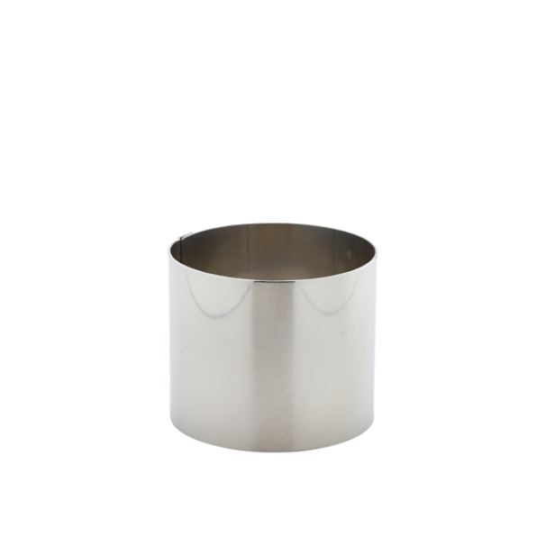 Genware Stainless Steel Mousse Rings 7 x 6cm