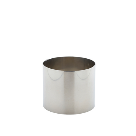 Genware Stainless Steel Mousse Rings 7 x 6cm