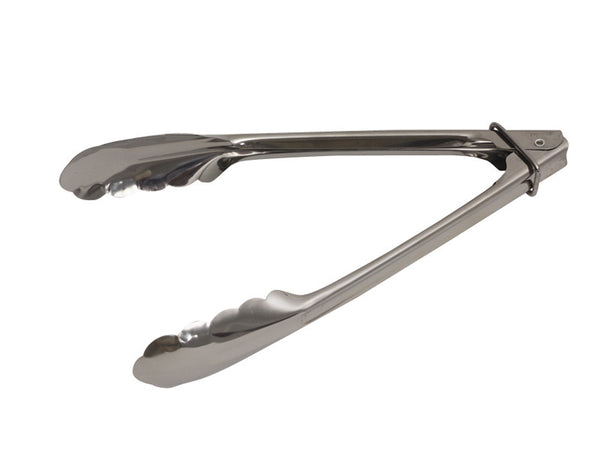 Genware Stainless Steel All Purpose Tongs 12"