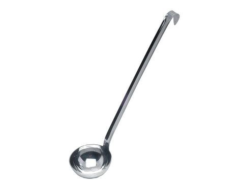 Genware Stainless Steel One-Piece Ladle Hook End 1.5oz