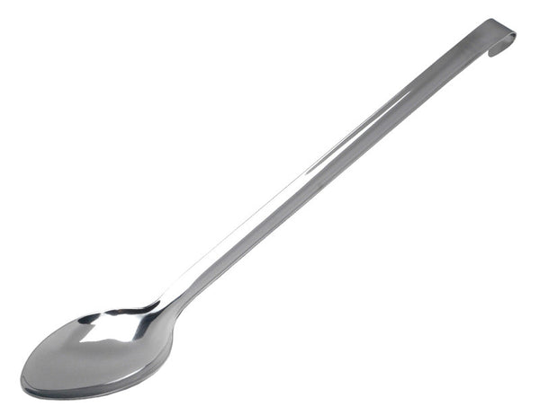 Genware Stainless Steel Spoon Plain Bowl Hook End 30.5cm