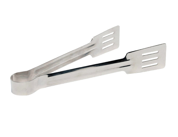 Genware Stainless Steel Cake/Sandwich Tongs 9"