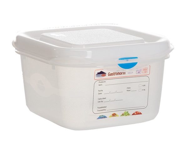 Genware Gastronorm Storage Box 1/6 - 100mm Deep 1.7L