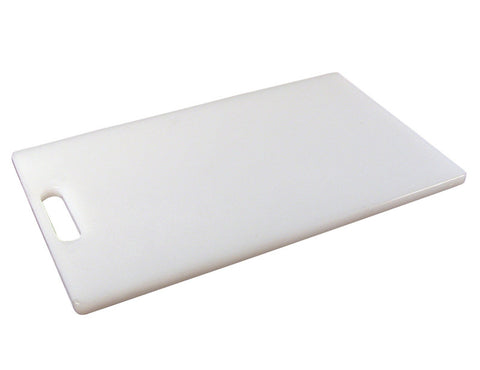 Genware Low Density PE Cutting Board 10x6x0.5" White