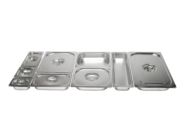 Genware Gastronorm Stainless Steel Pan Lid 1/2