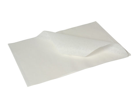 Genware White Greaseproof Paper 35x25cm