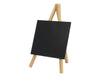 Genware Mini Chalkboard Easel 24 x 12cm Wood - Set of 3