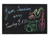 Genware Wall Chalk Board 40x60cm - Black lacquered Í_