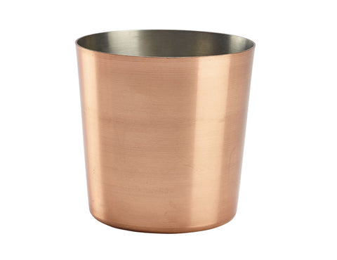 Genware Copper Serving Cup Plain 9x9cm