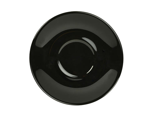 Genware Saucer For 25cl & 34cl Cup Black