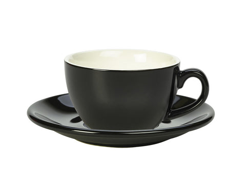 Genware  Bowl Shaped Cup 34cl Black