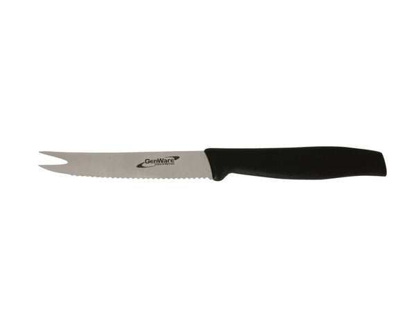 Genware Bar Knife-Serrated 10cm