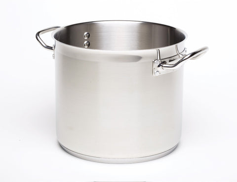Genware Stainless Steel Stockpot 71L - 45cm(d) x 45cm(h)