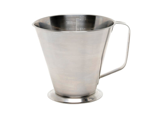 Genware Stainless Steel Graduated Jug 2 Litre/4 Pint