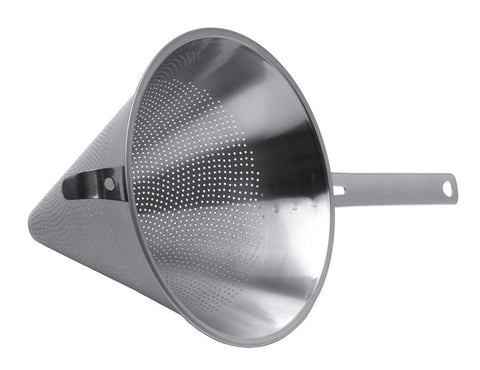 Genware Stainless Steel Conical Strainer 27cm