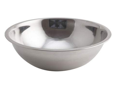 Genware Curved Side Flat Bottom Mixing Bowl 0.62 Litre