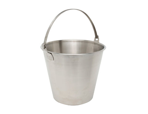 Genware Stainless Steel Economy Bucket 12 Litre