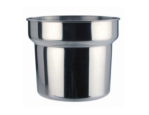 Genware Bain Marie Pot Stainless Steel 4.2 Litre