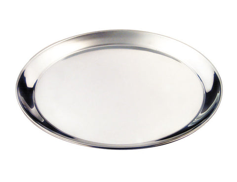 Genware Stainless Steel Round Tray 30cm