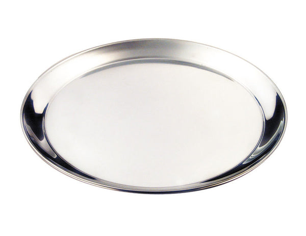 Genware Stainless Steel Round Tray 35cm