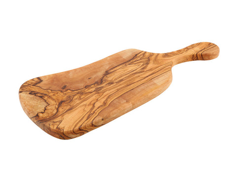 Genware Rustic Olive Wood Paddle Board 44x20cm