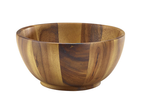 Genware Acacia Wood Bowl 20x10cm
