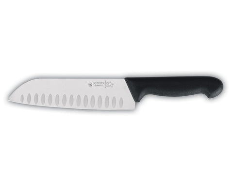 Genware Giesser Santoku Knife Scalloped 18cm