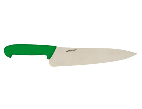 Genware Colour Coded Chef Knife Green 25cm