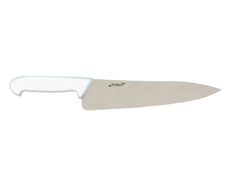 Genware Colour Coded Chef Knife White 25cm