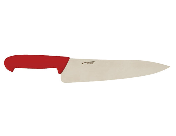 Genware Colour Coded Chef Knife Red 20cm