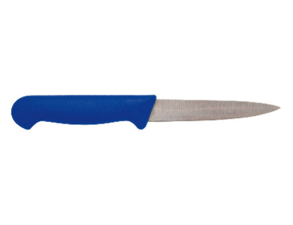 Genware Colour Coded Paring /Vegetable Knife Blue 10cm