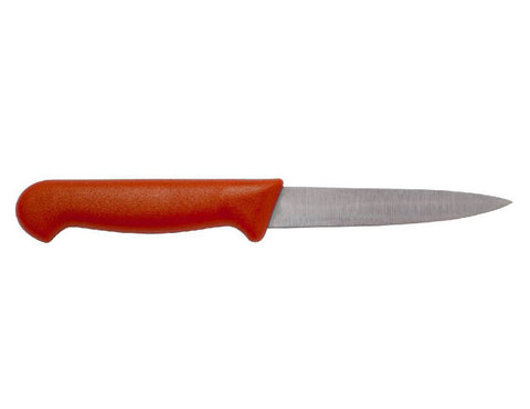 Genware Colour Coded Paring /Vegetable Knife Red 10cm