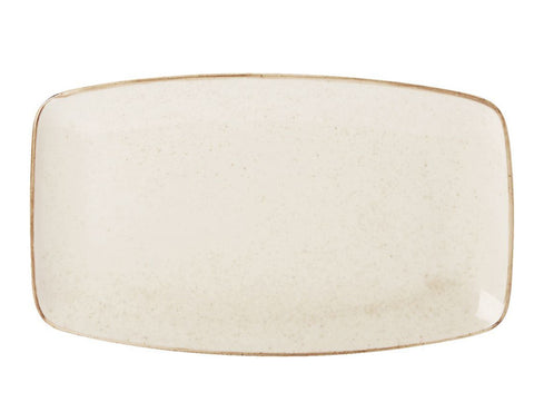 Porcelite Seasons Oatmeal Rectangular Platter 31x18cm