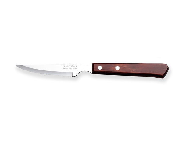 Tramontina Tavola Serrated Steak Knife - Red