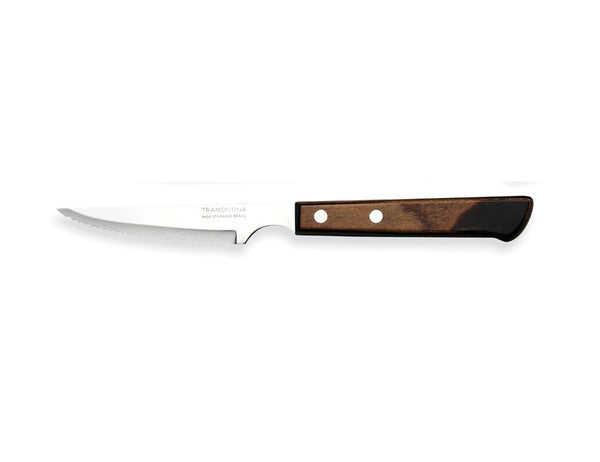 Tramontina Italia Serrated Steak Knife - Light Black