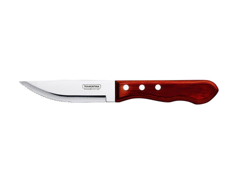 Tramontina Jumbo Steak Knife With Pointed Blade - Red