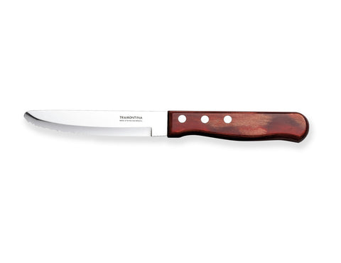 Tramontina Jumbo Steak Knife With Rounded Blade - Red