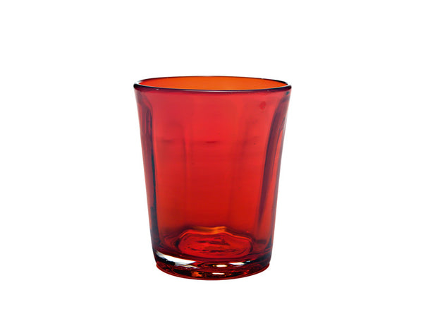 Zafferano Bei Tumbler Glass Red 32cl