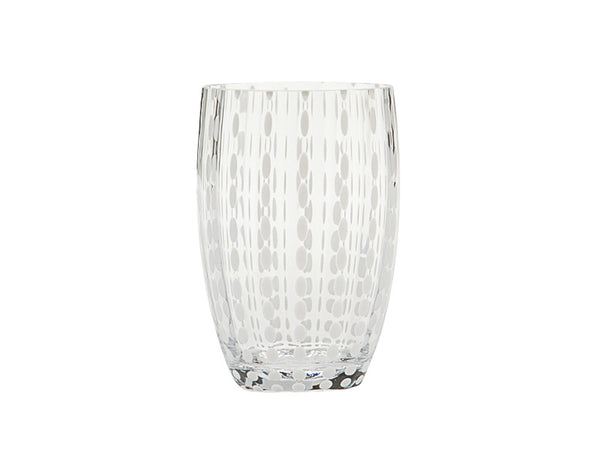 Zafferano Perle Tumbler Glass Transparent 32cl
